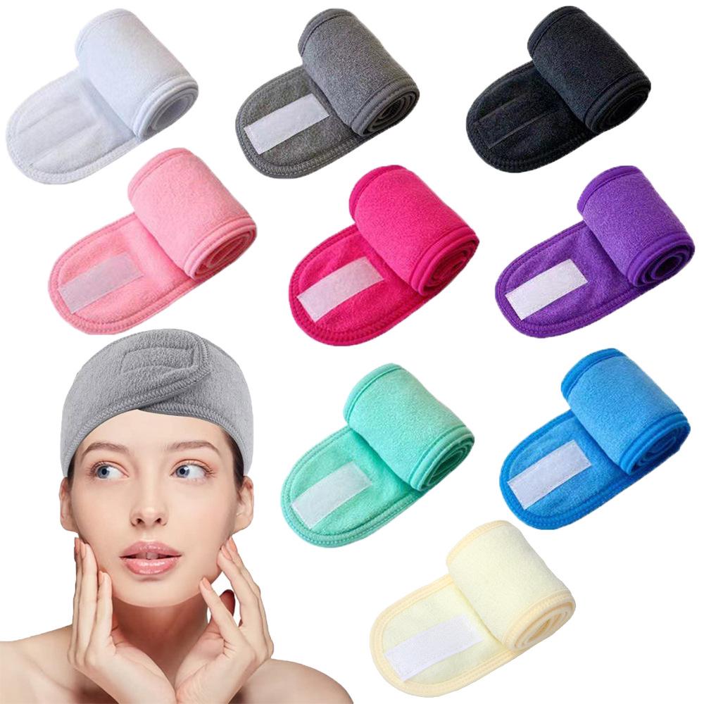 Thick Absorbent Magic Tape Hairband Set: Sports, Yoga, Makeup & Wash Face Accessories