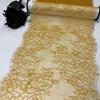 2.8m x 24cm French Chantilly Lace, Non-stretch Eyelash Mesh Lace Fabric for Sewing, Bra, Underwear, Lingerie, Dress, Garment, Crafting