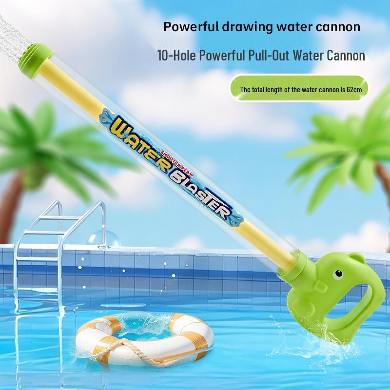 Cross-Border Long-Range Water Cannon Toy: Large Capacity Floating Water Gun for Beach Battles