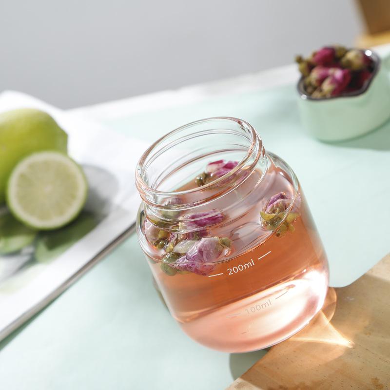 Mini tasse en verre de Noël avec emballage en nid d'oiseau