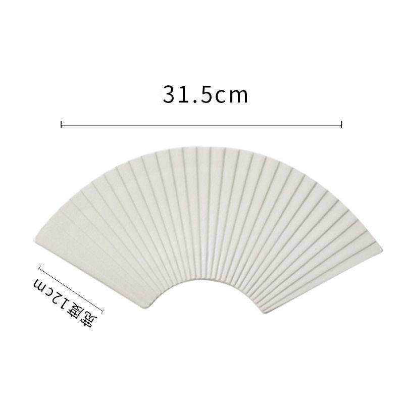 

Керамическая обеденная тарелка для ресторана, креативная веерообразная полосатая тарелка для суши, десертная тарелка, тарелки для закусок, однотонная столовая посуда