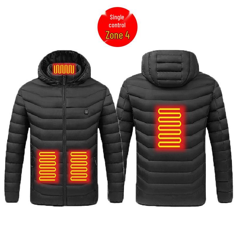 Intelligente temperaturkontrollierte beheizte Baumwolljacke: Elektrisch, Warm und Bequem