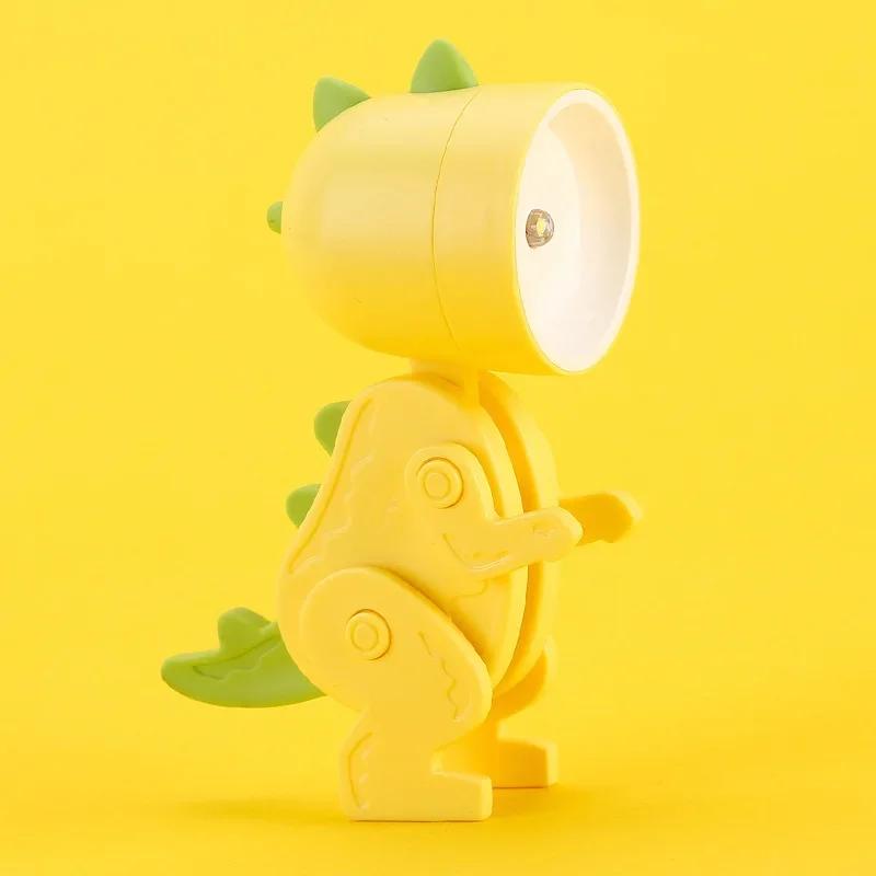 LED Nachtlicht Mini Dinosaurier Licht Ins Student Geschenk Cartoon Haustier Klapptisch Lampe Kinderzimmer Nacht Schlafzimmer Wohnzimmer Dekor