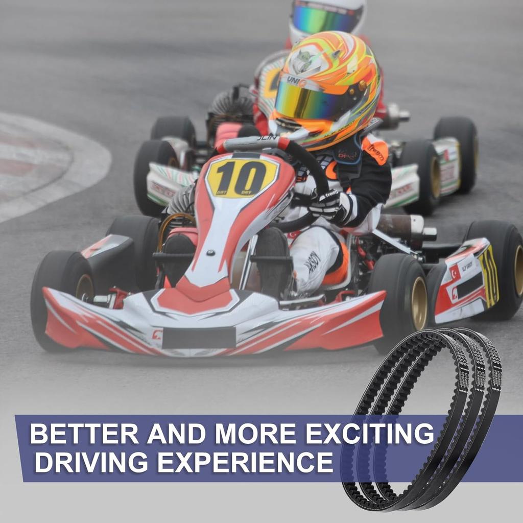 Go Kart Drive Belt, 3PCS Drive Belts, Cheimaxy 30 Series Torque Converter Belt For Manco 5959 / Comet 203589 Part Replacement