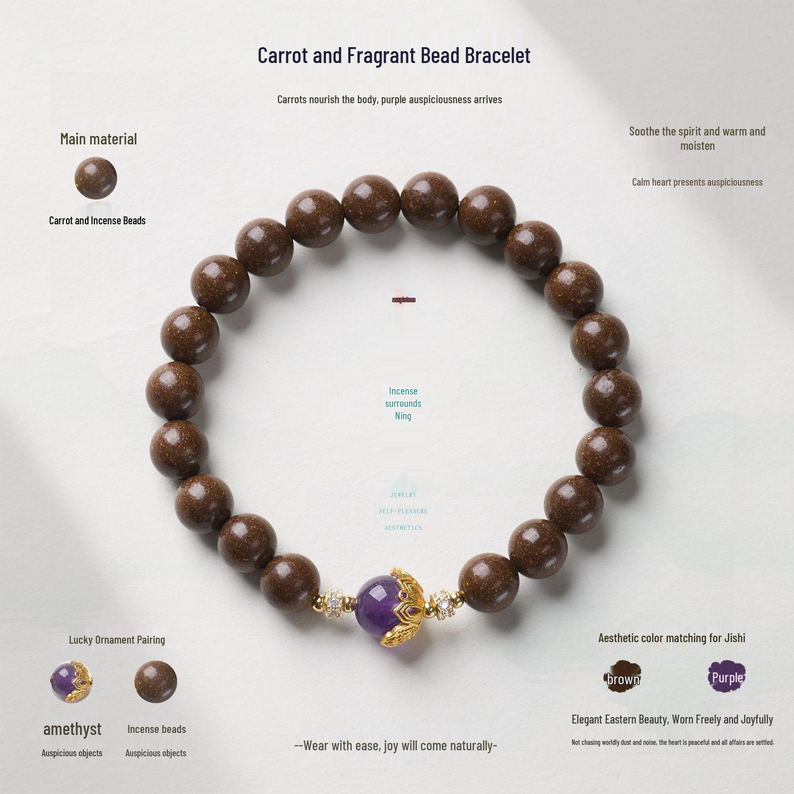 Handmade Herbal Perfumed Bracelet: Chinese Cultural Accessory