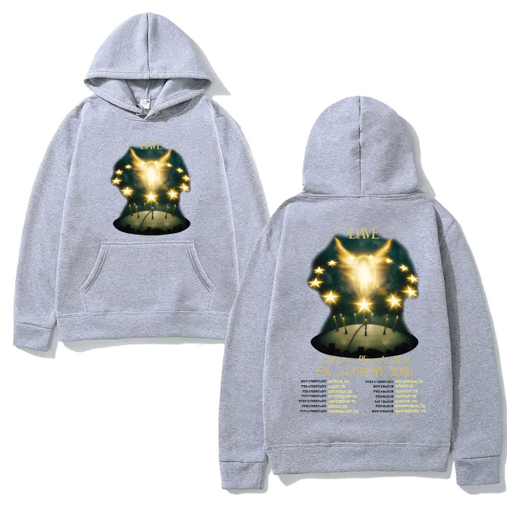 Dave The Boy Who Played The Harp New Album Tour 2026 Hoodie Graphic Print Sweatshirt Popular Clothing Sudaderas Unisex Pullovers