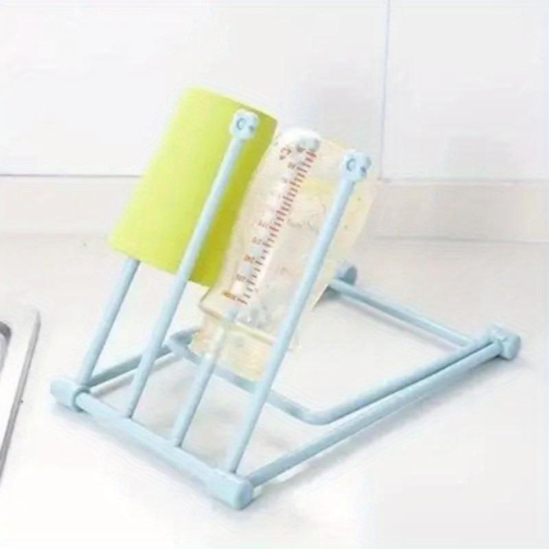 Kitchen Rack Sink Storage Rag Rack Vertical Countertop Water Cup Towel Storage Rack Folding Tool