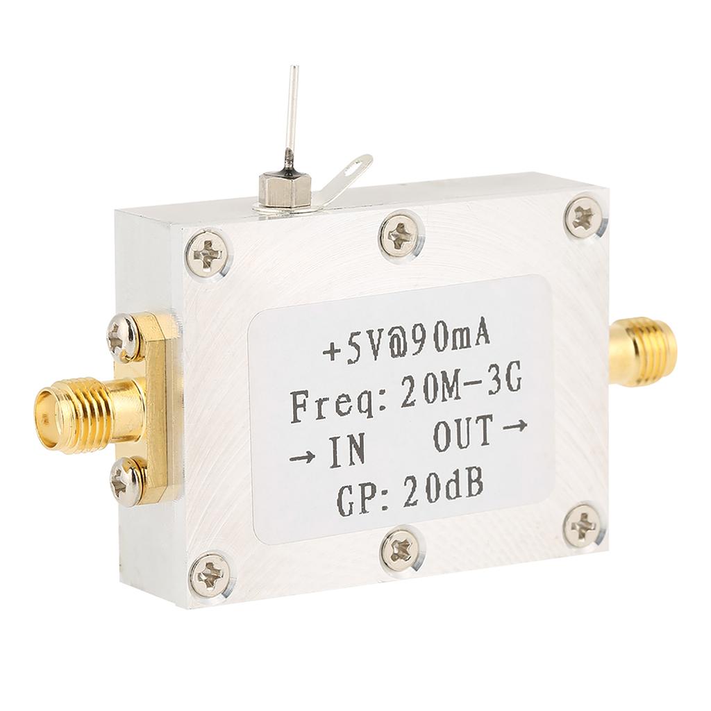1 Stück Breitband 0,02-3GHZ Verstärkung 20DB HF Leistungsverstärkermodulplatine Hochfrequenz