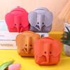 Pu Leather Elephant Money Bag Women Coin Purse With Key Ring Multifunctional Zipper Cartoon Storage Bags Key Case