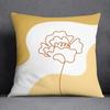 Nordic Abstract Printed Pattern Square Cushion Cover for Home Living Room Sofa Decoration Waist  Pillowcase X