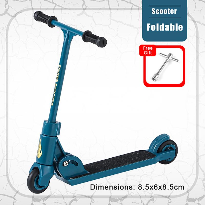 Kids Creative Finger Scooter Kick Scooter Finger BMX Foldable T-type Finger Scooter With Brake Educational Toys