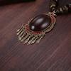 Landie Yunnan Tibetan Ethnic Style Bohemian Necklace Bead String Performance Pendant Accessories