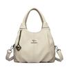 Ladies' Handbag, Soft Leather Single-shoulder Bag for Women, Retro Large-capacity Mom Bag Casually