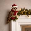 Modern Door Corner Pendant Wooden Animal Door Sign Gate Top Decoration Owl Door Frame  Gift