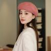 Versatile Korean Style Knit Beret for Women – Large, Warm, Gentle Autumn/Winter Hat