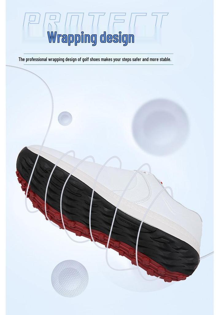 Men's Spikeless Golf Shoes Large Size 40-47 - Professional Outdoor Training Footwear