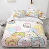 3D Printed Cartoon Sumikko Gurashi Duvet Cover Anime Kawaii Bedding Set Double Twin Full Queen King Adult Kids Quilt Cover