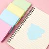100pcs 7.6cm Sticky Notes Paper Daily To Do Memo Pad Check List Bookmark Marker Flags Planner Office Supplies School Stationery