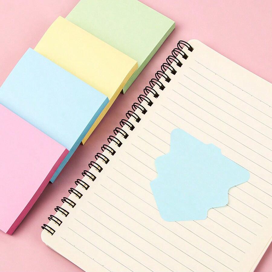100pcs 7.6cm Sticky Notes Paper Daily To Do Memo Pad Check List Bookmark Marker Flags Planner Office Supplies School Stationery
