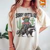 Vibes Are Off Comfort Colors T-Shirt Sorry Gotta Go Vintage Frog T Shirt Funny Retro Shirt Graphic Tee Funny Men and Women Shirt
