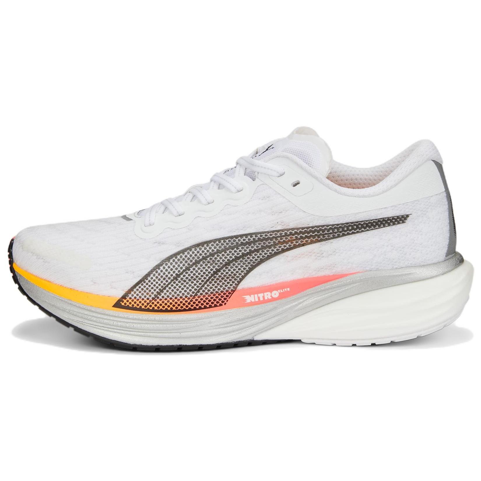 PUMA Deviate Nitro 2 White Sunset Glow Men s 376807-04 EU 44.5