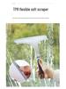 Dual-Sided Glass Cleaning Squeegee & Scraper for Professional Window Care