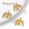 18K Gold Plated Necklace/Earrings Connector Fittings,Charms Connectors For Jewelry Findings,DIY Jewellery And Accessories