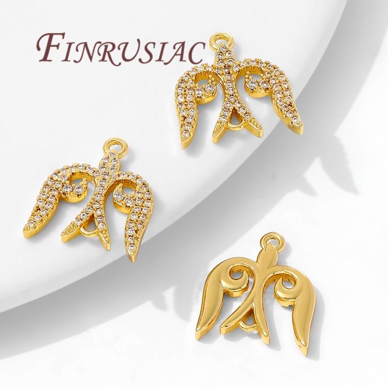 18K Gold Plated Necklace/Earrings Connector Fittings,Charms Connectors For Jewelry Findings,DIY Jewellery And Accessories