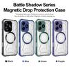 Battle Shadow Series Armor Phone Case for TECNO SPARK 10 4G,10C Shockproof Anti‑Drop Protective Cover