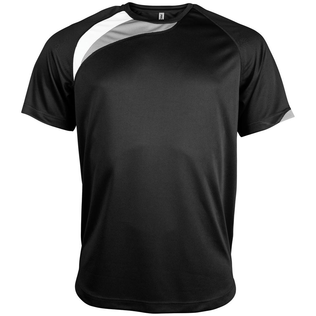 Kariban Proact Mens Short Sleeve Crew Neck Sports T-Shirt