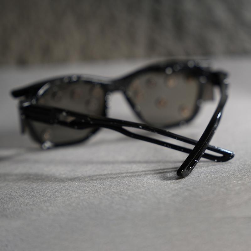 Trendy Unisex Studded Eyewear With Practical PC Frame And Metal Cool Rivets Eyeglasses For Casual Event And Travel
