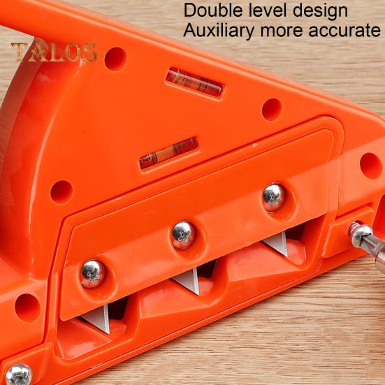 Trockenbau-Fase, Gipskarton-Schnellschneider, Handhobel, ergonomischer Griff, weit verbreitetes 45/60-Grad-Gipskarton-Hobelwerkzeug mit scharfen Klingen