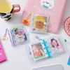 Little Bear PVC Three Hole Loose Leaf Album, Transparent Cartoon Handbook, Star Photos, Small Cards, Storage Album, Card Book