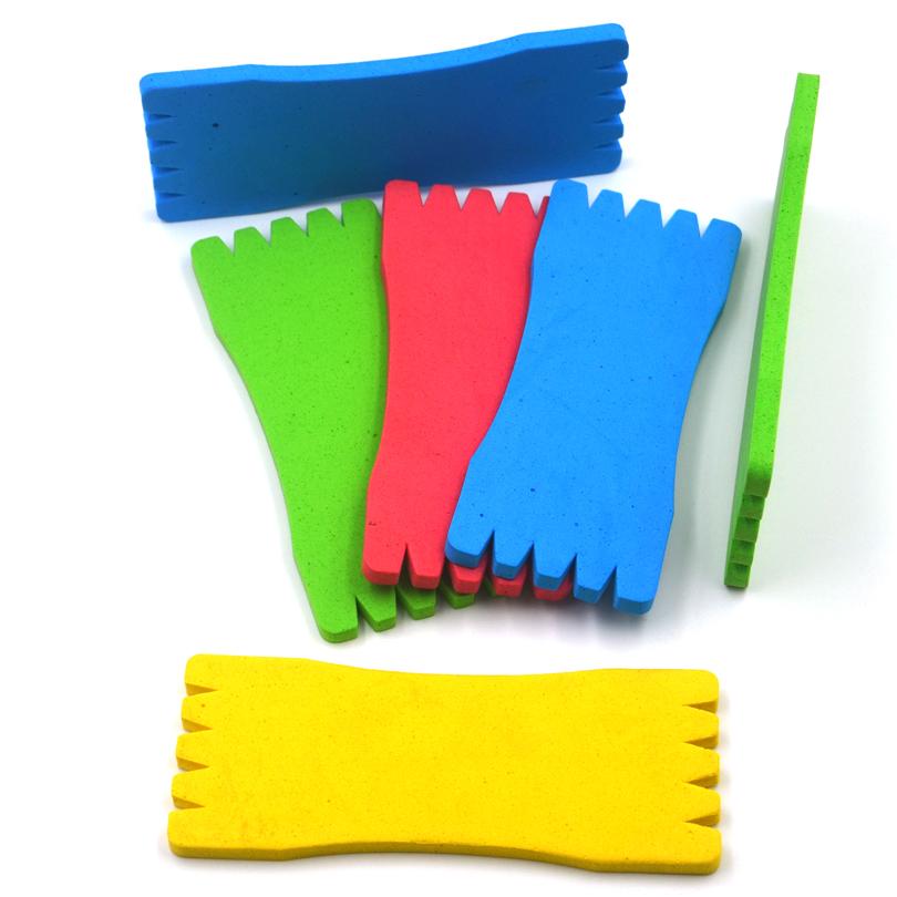 MNFT 120Pcs/Lot Fishing Line Plate Winding Board EVA Foam Wrapper Hanging Fishing Gear Accessory Winding Trace Wire Holder