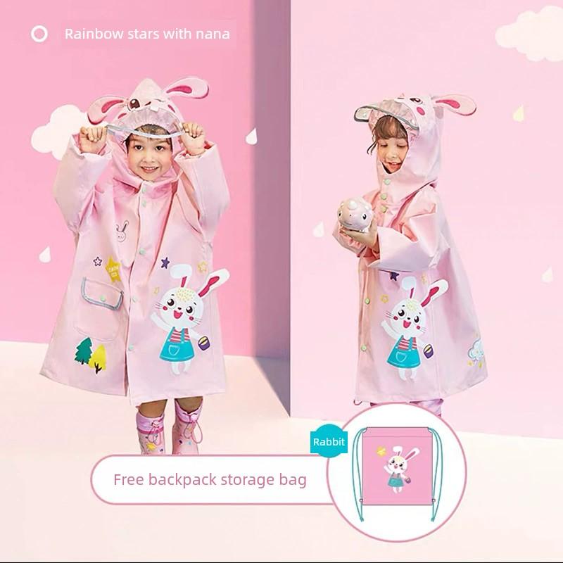 Baby Girl Dinosaur Style Children's Raincoat