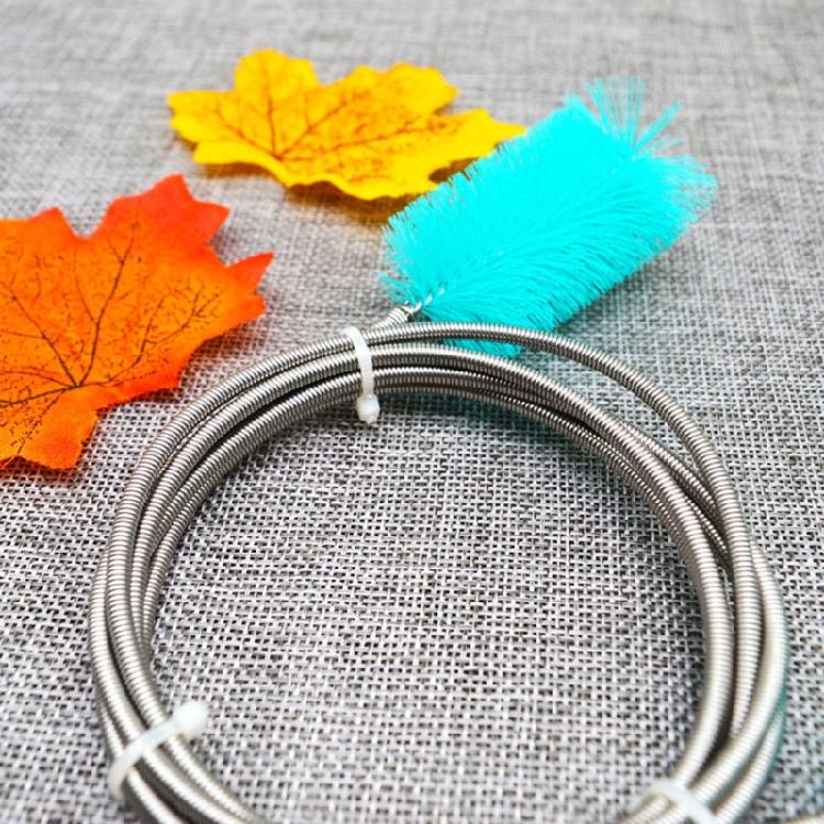 Aquarium Filter Brush Hose Clean Brushes Stainless Steel Flexible Cleaner Brush