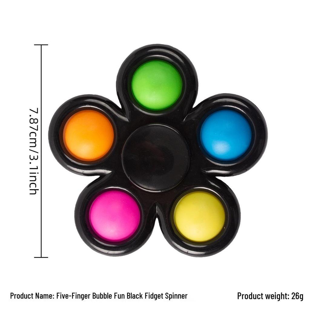 Fidget Spinner Bubble Pop Stress Relief Toy