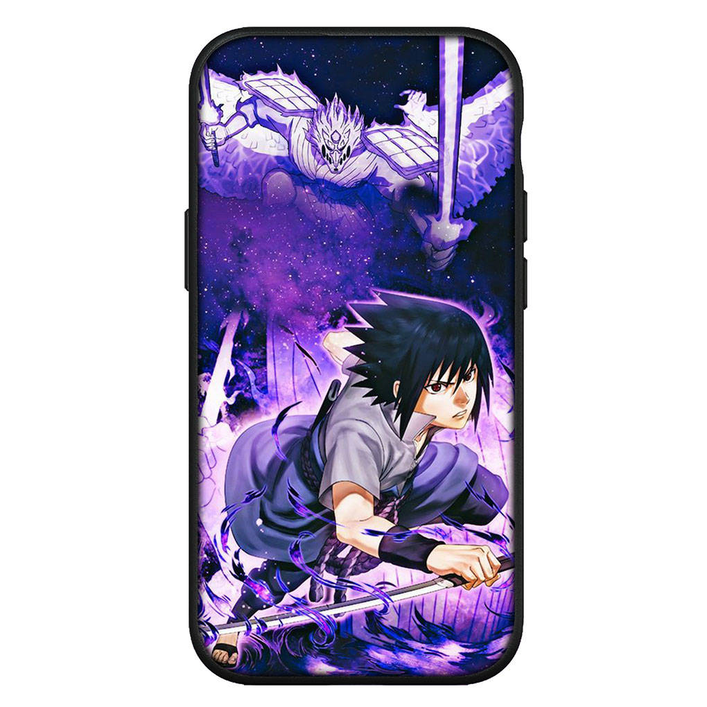 For iPhone 16 15 Xiaomi Redmi Note 14 13 12 11 Pro Max 16e Samsung Galaxy S25 S24 S23 Moto OPPO Huawei Cartoon Naruto Itachi Uchiha Sasuke Phone Case