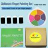 Eco-friendly Washable Six-Color Finger Painting Pad Set for Kids