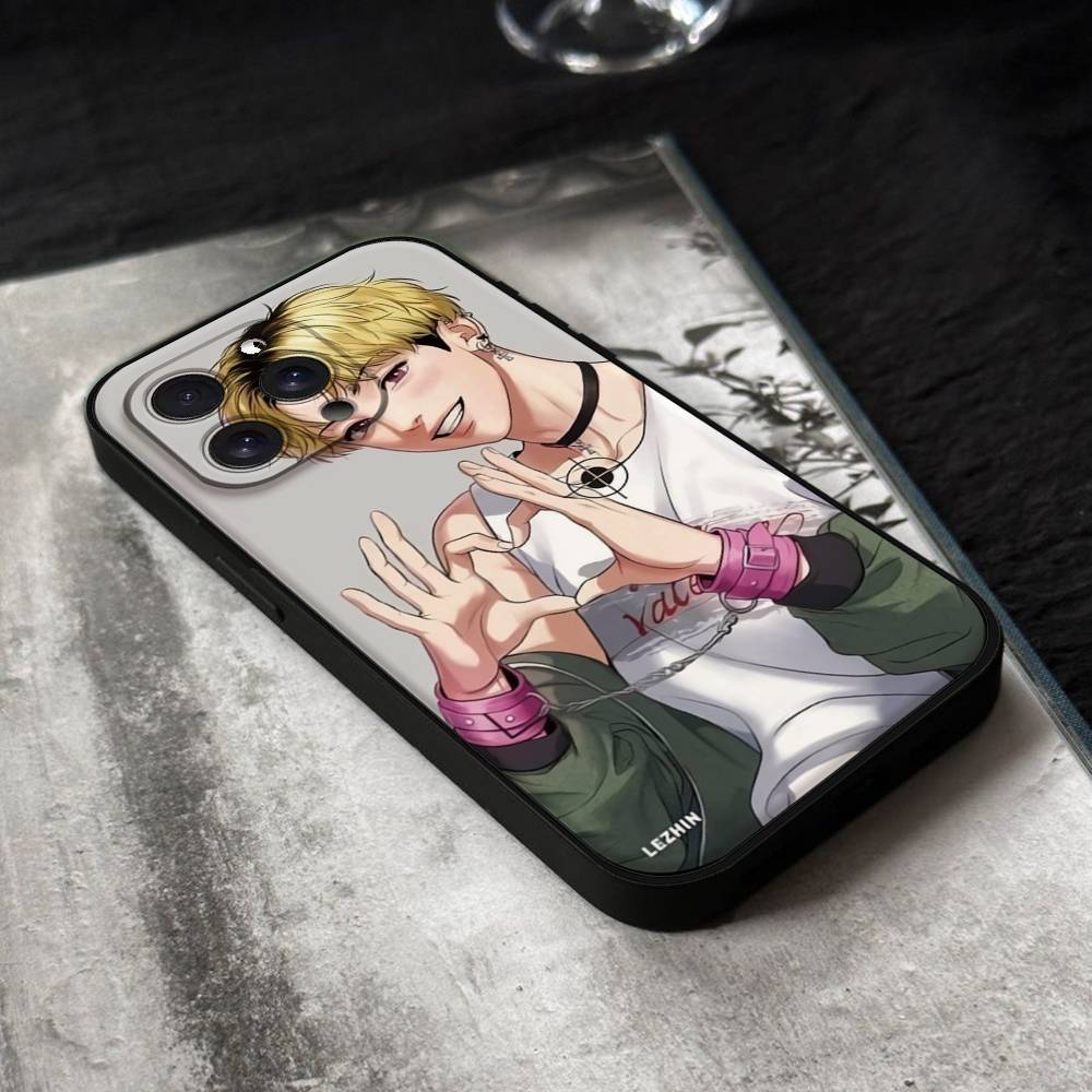Yaoi BJ Anime Alex Etui na Telefon Dla IPhone 17,16,15,14,13,12,11 Plus,Pro,Max,XR,XS,X,7,8 Plus,Mini Czarne Silikonowe Miękkie