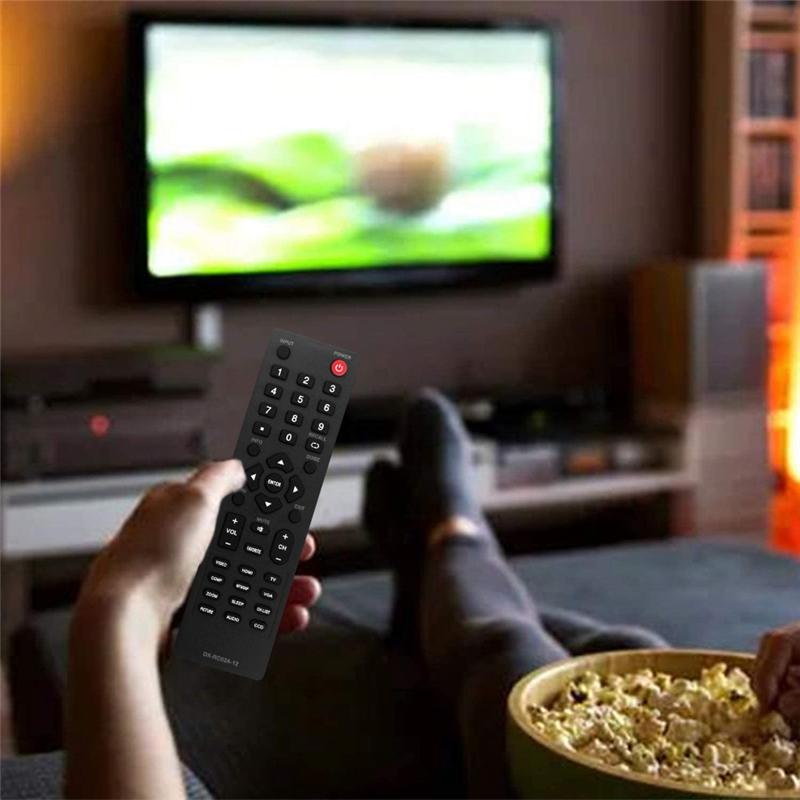Black Remote Control For Dynex DX-32E250A12 DX-24E150A11 DX-19LD150A11 DX-L42-10A DX-L40-10A LCD HDTV TV