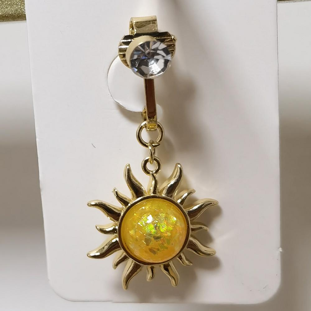 Stylish No-Clip Navel Ring and Stud Collection