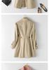 Coupe-vent 2025: Veste Mi-Longue Ajustée Style Coréen pour Femme pour le Printemps et l'Automne