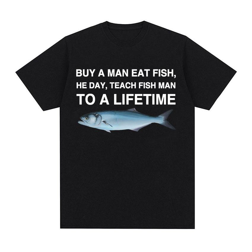 Lustiges Master Baiter Angelparodie T-Shirt Sommer Herren Damen Kleidung Mode T-Shirts Baumwolle Kurzarm Übergroßes T-Shirt Tops