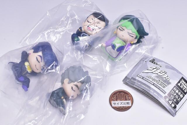Shoulder Zun Bizarre Adventure Diamond Is Unbreakable of 4 Gacha Capsule Toy Fig. JoJo's [Set (Complete)]