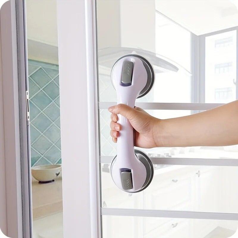 2pcs, Shower Handle, 12" Grab Bars For Bathtubs And Showers, Suction Grab Bar, Bathroom Bathtub Bath Handles, Handicap Elderly S
