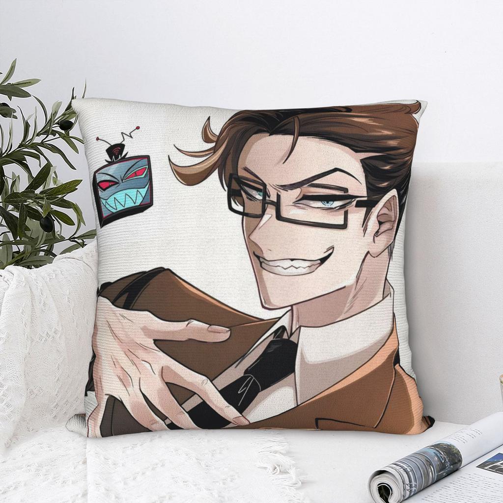R-Radiostatic Vox Alastor  Pillowcase Stuff Printing Cushion Cover Decor  Pillow Case Cover Home Multiple Sizes