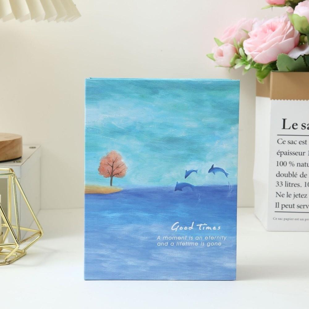 6 Inch 100 Pockets Photo Album Cloth Cover Photo Storage Scrapbook Album  Newborn Memory