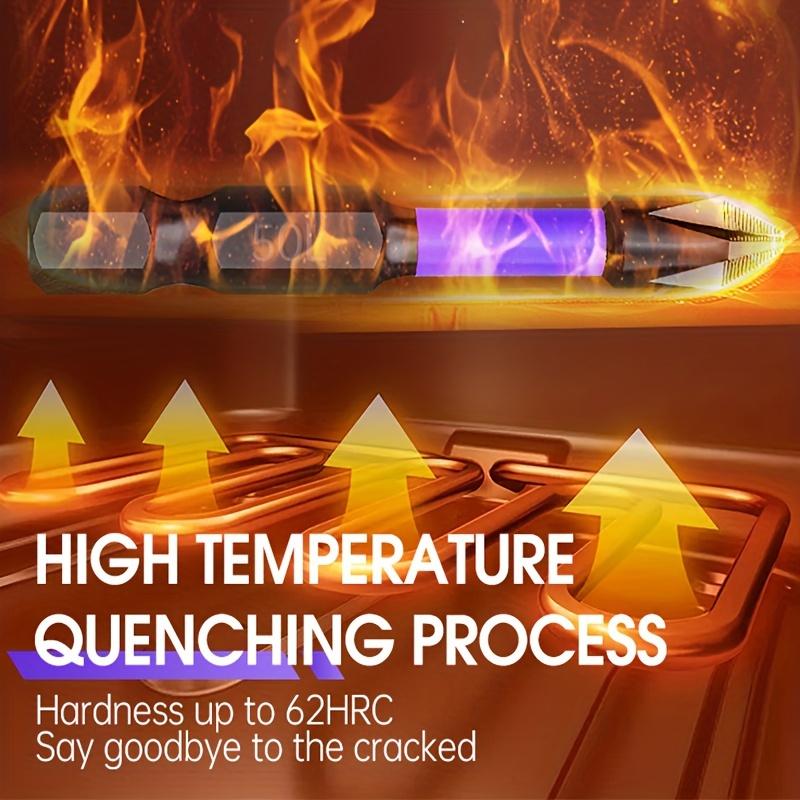 Premium Phillips Screwdriver Bit - Strong Magnet, Non-Slip, High Hardness Tungsten Steel, Electric Screwdriver Tool, Hexagonal