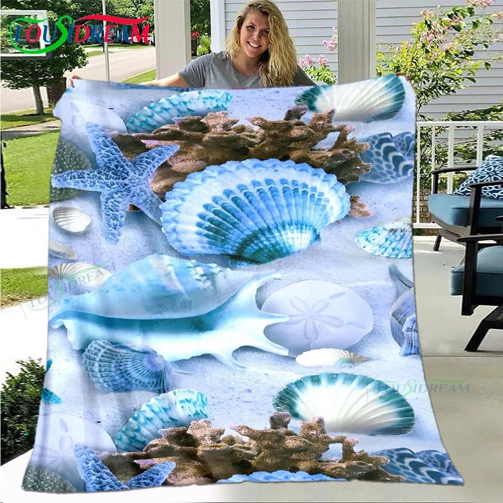 3D Fashion Dolphin Printed Four Seasons Blanket Sofa Cover Travel Bed Plush Blanket Travel Office Break Blanket Birthday Gift